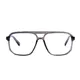 Aviator Transparent Gray Eyeglasses