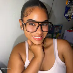 Aviator Transparent Gray Eyeglasses
