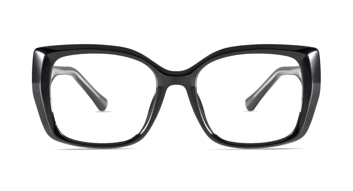 Rectangle Black Eyeglasses