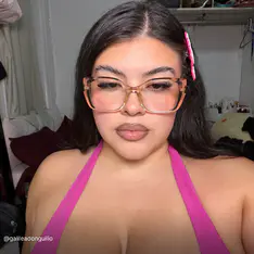 Rectangle Transparent Amber Eyeglasses