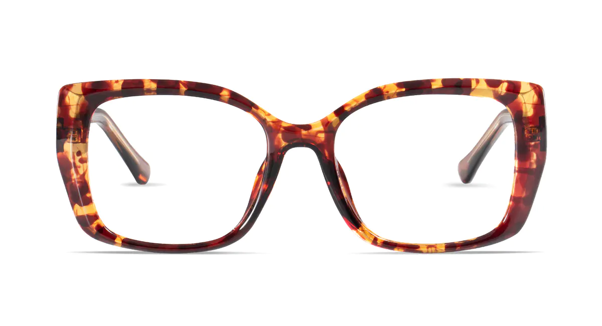 Rectangle Tortoiseshell Eyeglasses