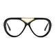 Aviator Black/Gold Eyeglasses