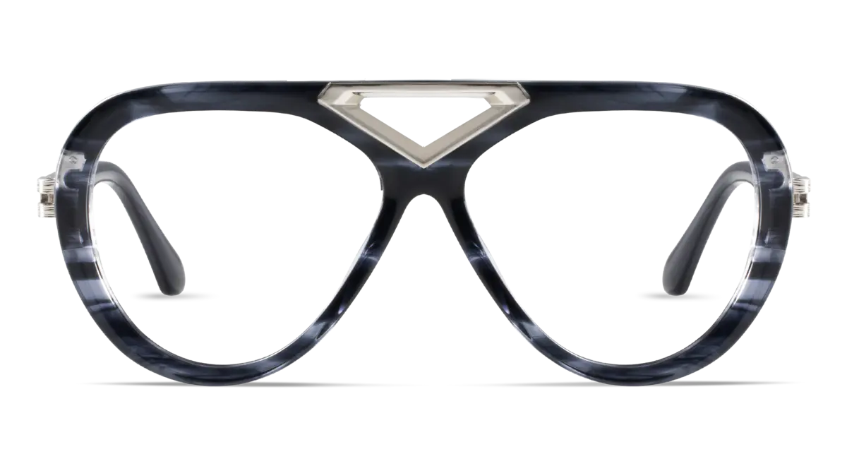 Mavo Aviator Striped PC and Metal Eyeglasses | EFE