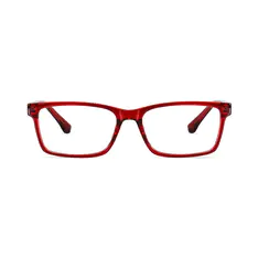 Rectangle Red Eyeglasses