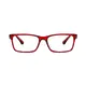 Rectangle Red Eyeglasses
