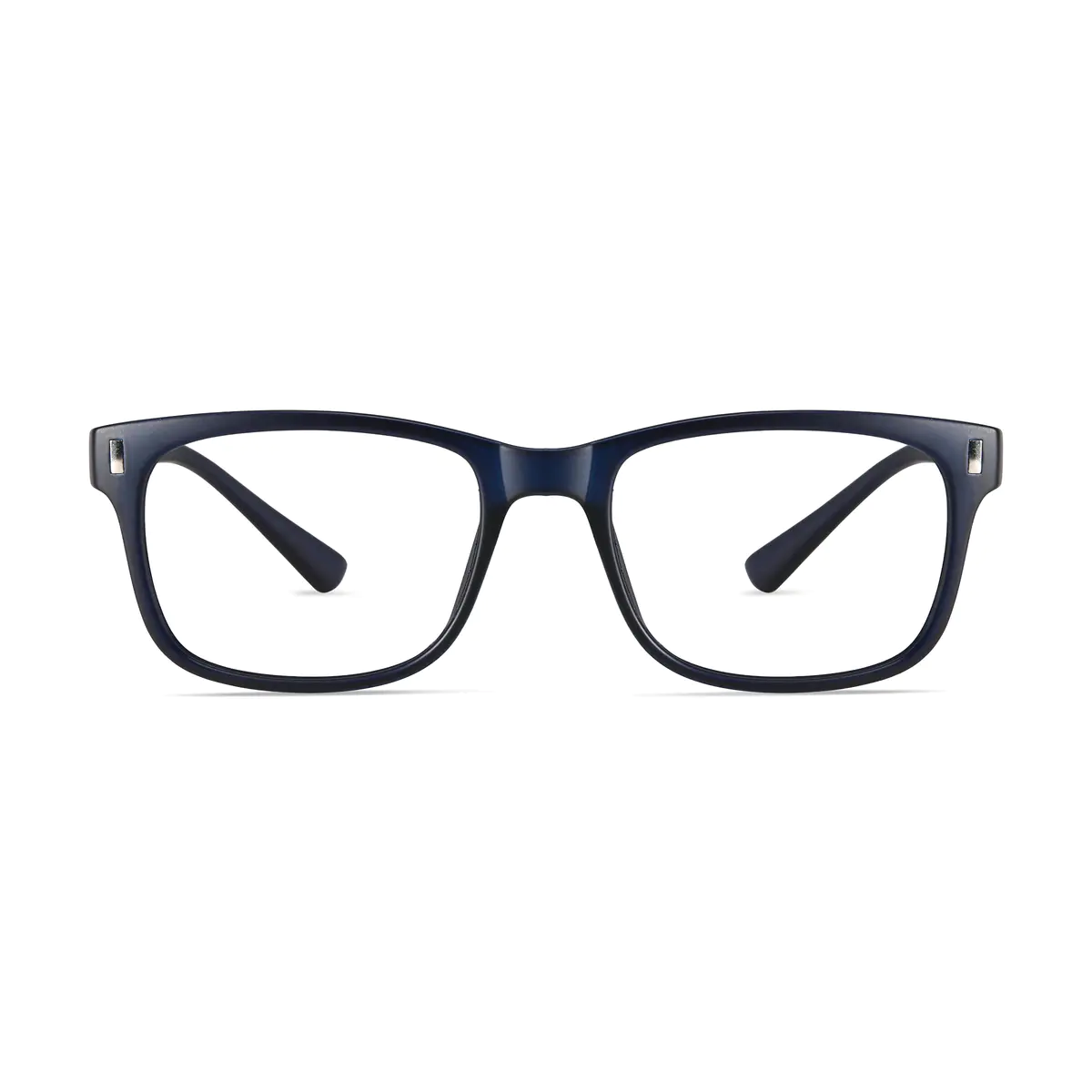 Rectangle Blue Eyeglasses