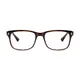Rectangle Brown Eyeglasses