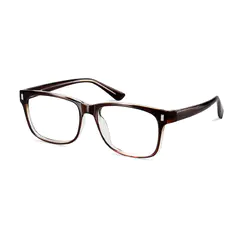 Rectangle Brown Eyeglasses