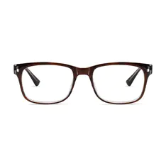 Rectangle Brown Eyeglasses