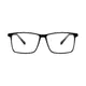 Rectangle Black Eyeglasses