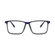 Rectangle Tortoiseshell/Black Eyeglasses
