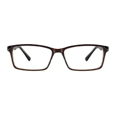 Rectangle Brown Eyeglasses