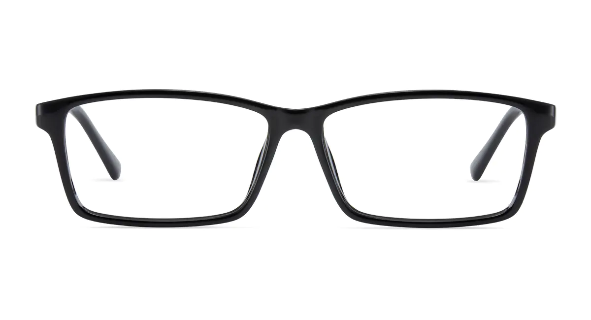 Rectangle Black/Blue Eyeglasses