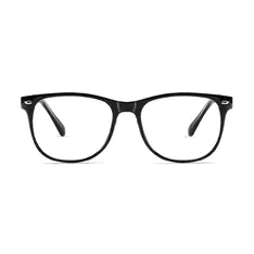 Oval Black Eyeglasses