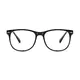 Oval Black Eyeglasses