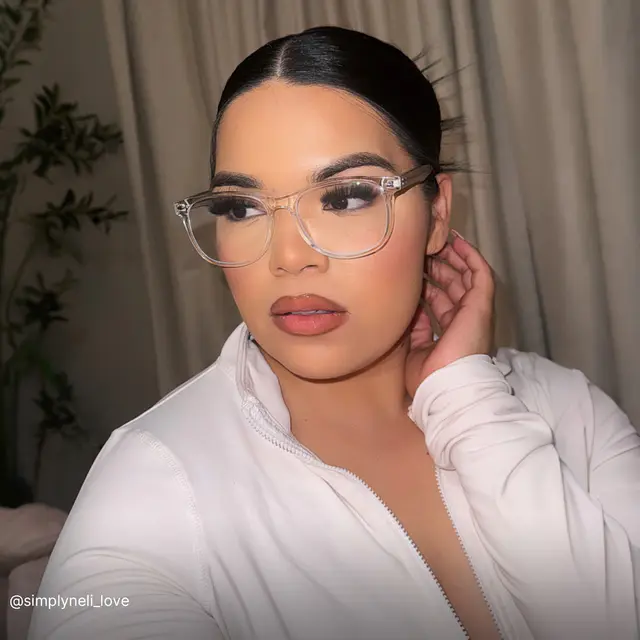 Oval Clear Eyeglasses