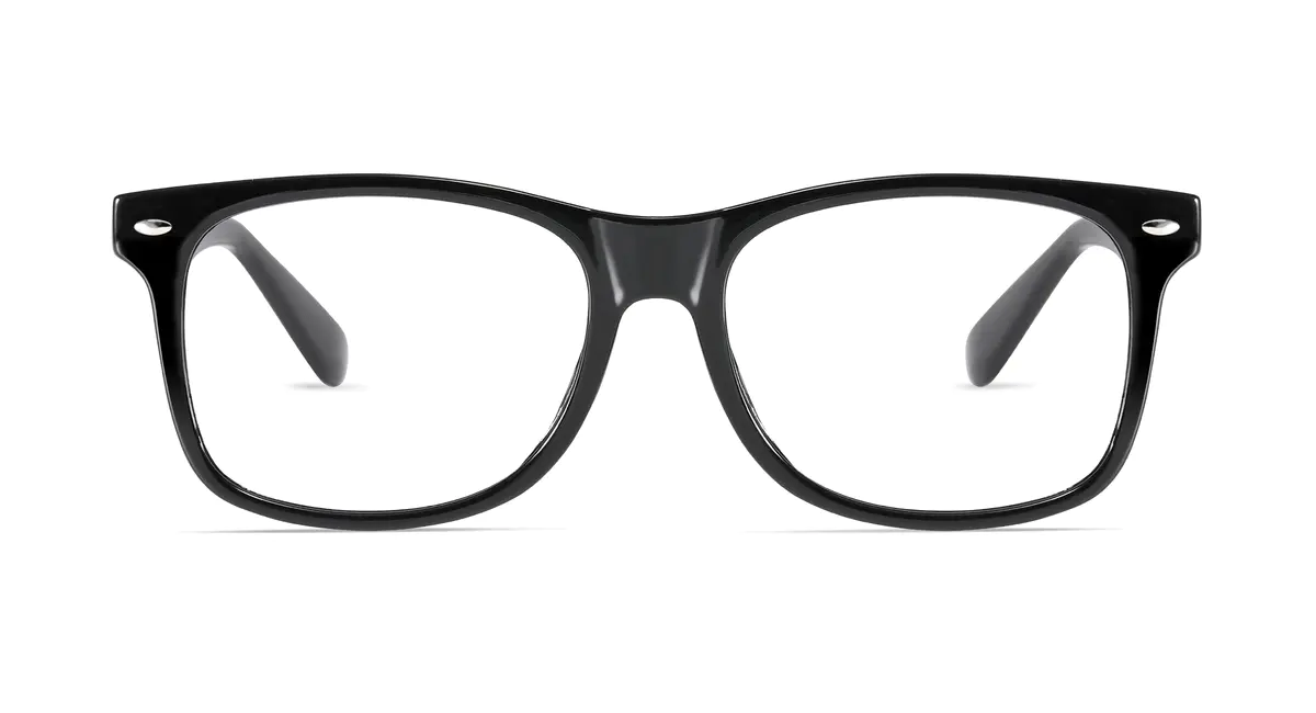 Rectangle Black Eyeglasses