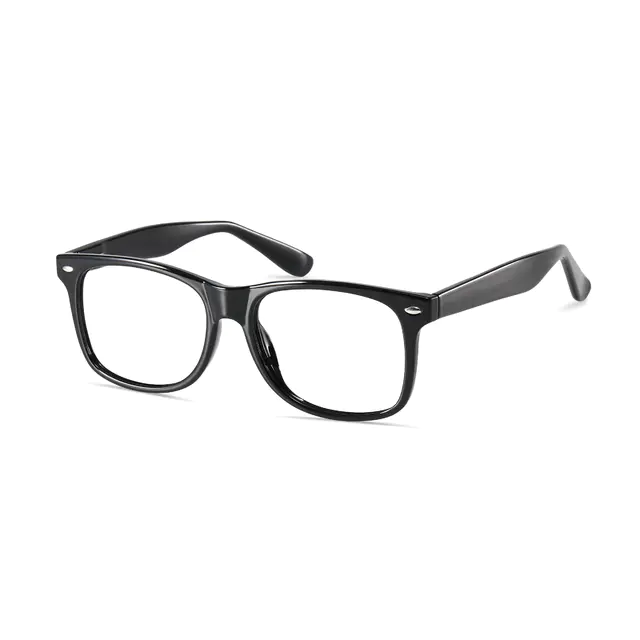 Rectangle Black Eyeglasses