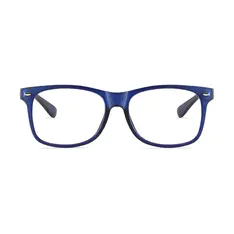 Rectangle Blue Eyeglasses