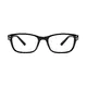 Rectangle Black/Red Eyeglasses