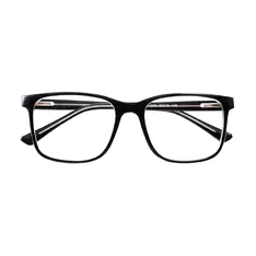 Square Black Eyeglasses