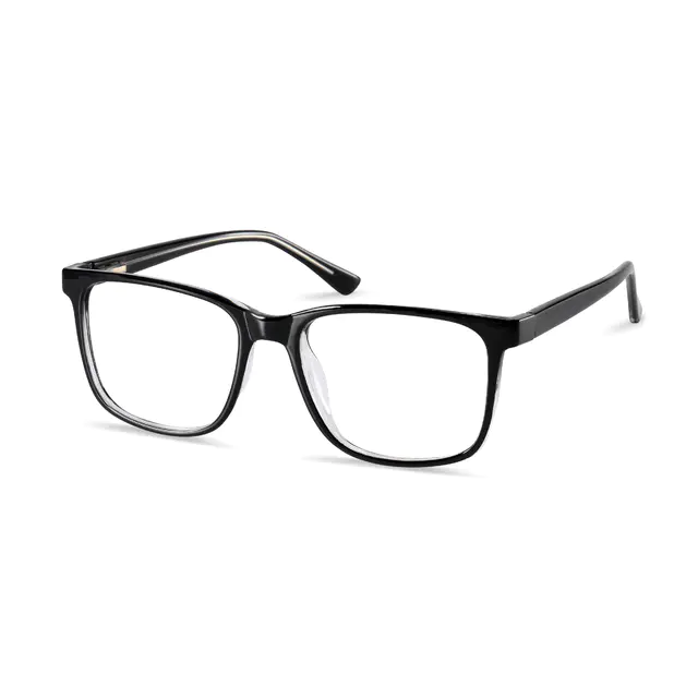 Square Black Eyeglasses