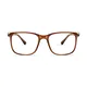 Square Brown Eyeglasses