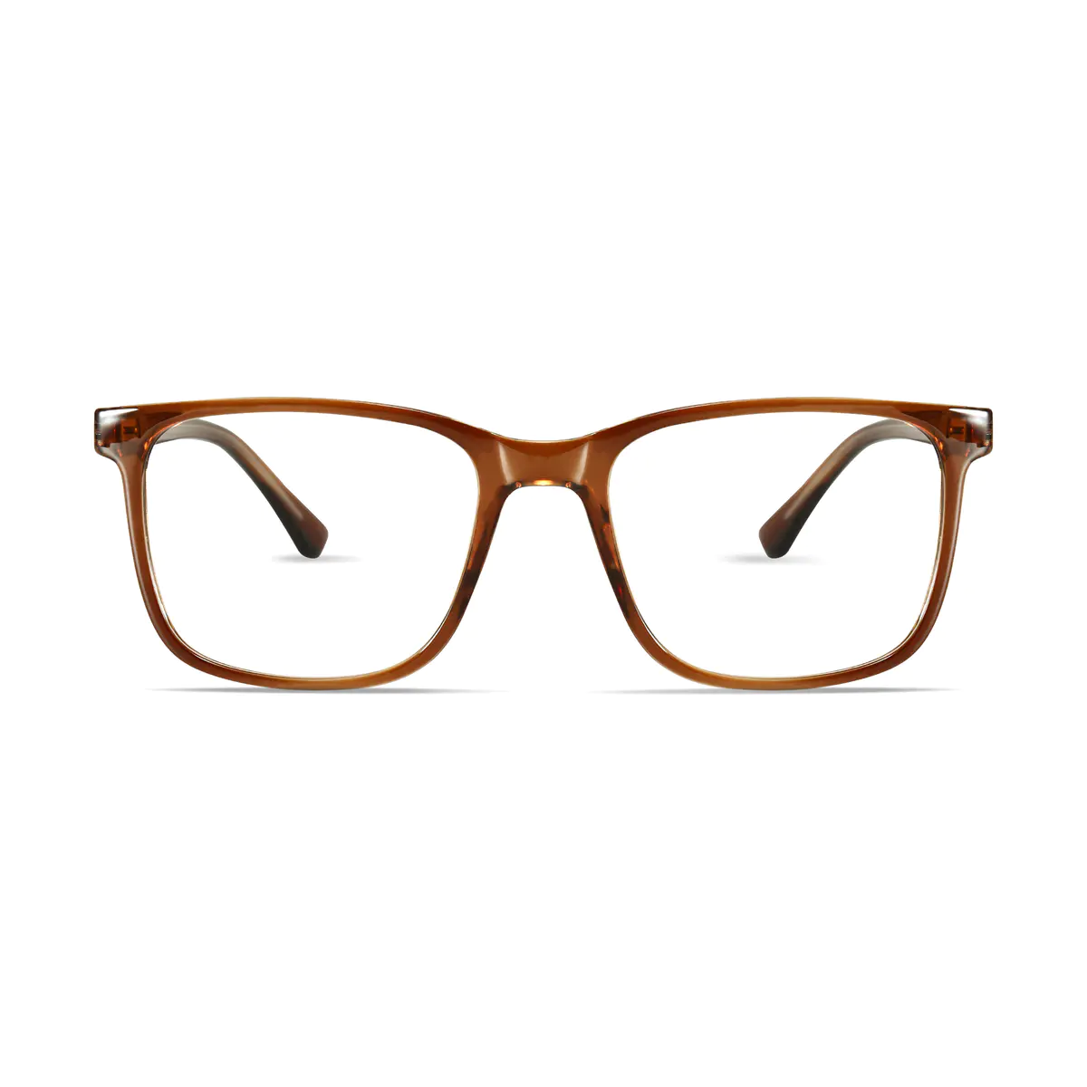 Square Brown Eyeglasses