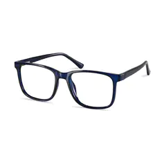 Square Blue Eyeglasses