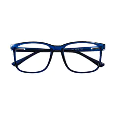 Square Blue Eyeglasses