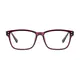 Rectangle Purple Eyeglasses