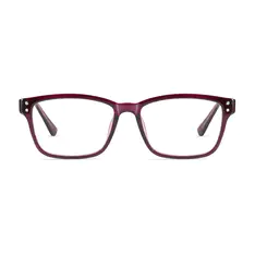 Rectangle Purple Eyeglasses