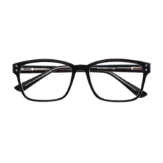 Rectangle Black/Clear Eyeglasses