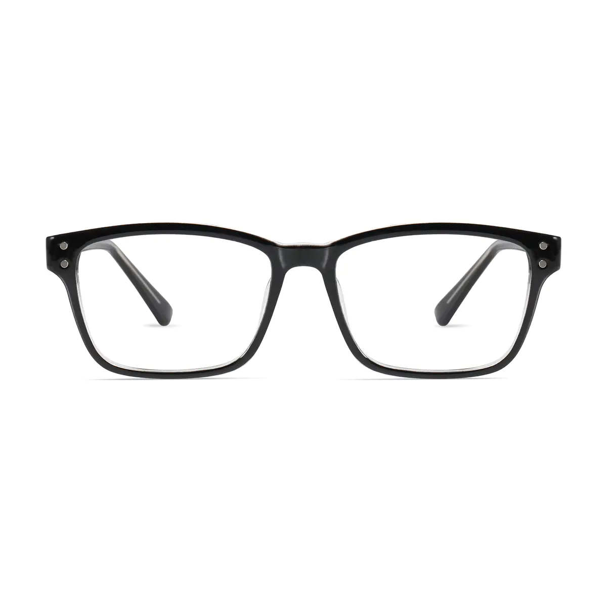 Rectangle Black/Clear Eyeglasses