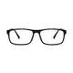 Rectangle Black Eyeglasses