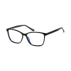 Square Black/Blue Eyeglasses