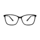 Square Black/Blue Eyeglasses