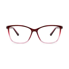 Square Red Eyeglasses