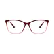 Square Red Eyeglasses