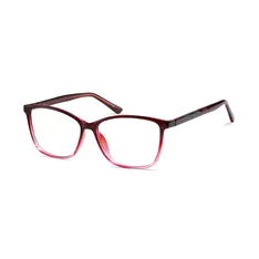 Square Red Eyeglasses