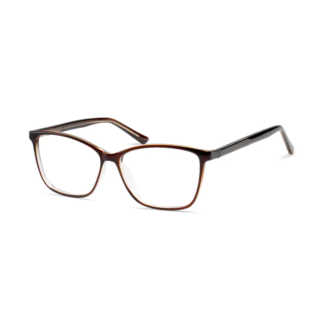 Square Brown Eyeglasses