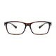 Rectangle Brown Eyeglasses