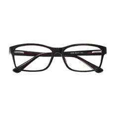 Rectangle Red/Black Eyeglasses