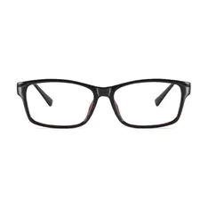 Rectangle Red/Black Eyeglasses