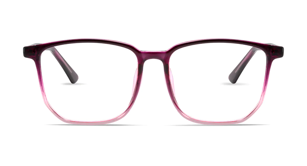 Square Gradient Purple Eyeglasses