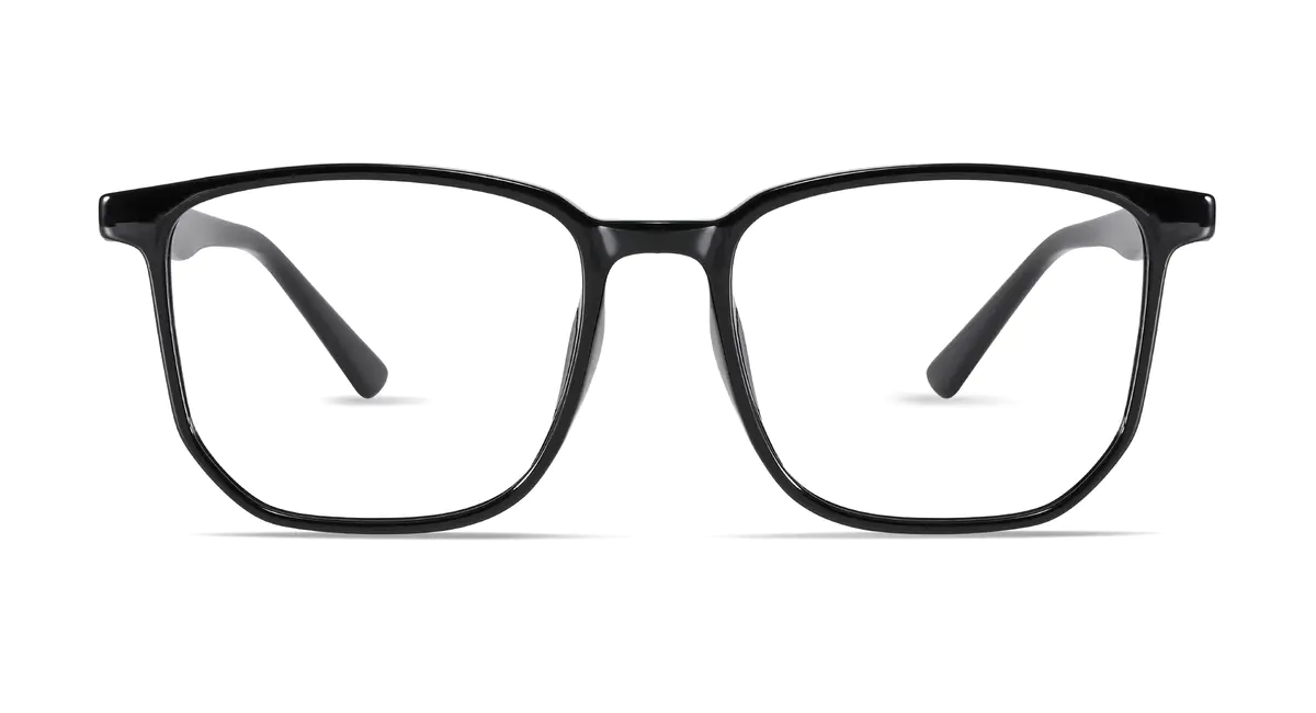 Square Black Eyeglasses