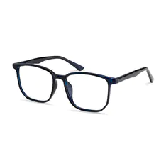 Square Blue Eyeglasses