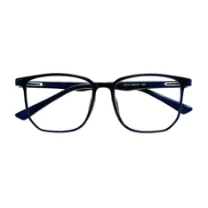 Square Blue Eyeglasses
