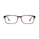 Rectangle Brown Eyeglasses