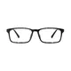Rectangle Tortoiseshell/Blue Eyeglasses